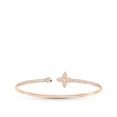 Idylle Blossom Bracelet, Pink Gold and Diamonds 